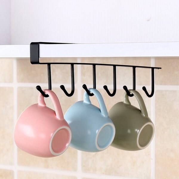Multi-Functional Wrought Iron Cabinet Hanger