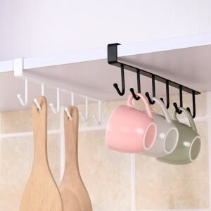 Multi-Functional Wrought Iron Cabinet Hanger