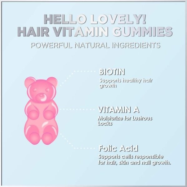 Max Strength Biotin Vegan Hair Growth Gummies