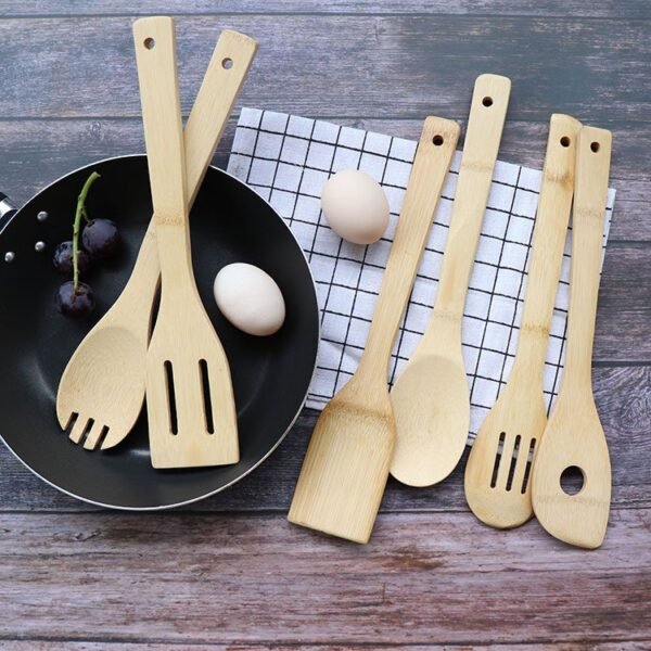 O1CN01yLmxV61nTjJu1Qydq_2215612765091-0-cib.jpg Eco-Friendly Non-Stick Bamboo Spatula Set